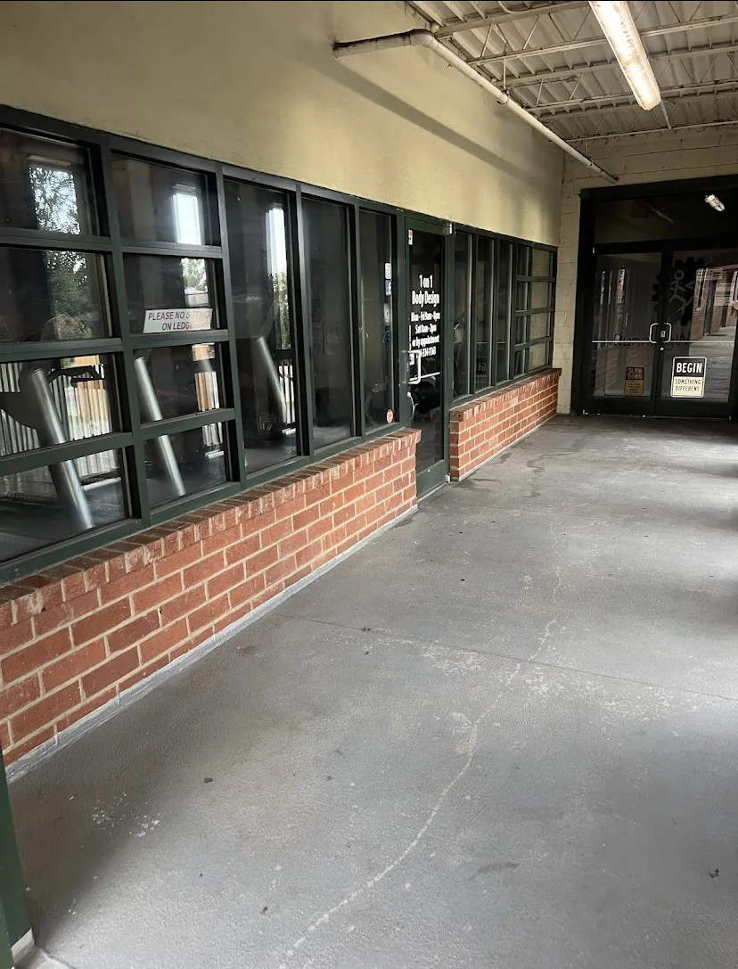 Entrance hallway at I Already Won Fitness on N Tryon St